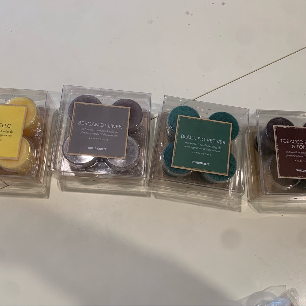 World Market 4- 4 Pack Votives